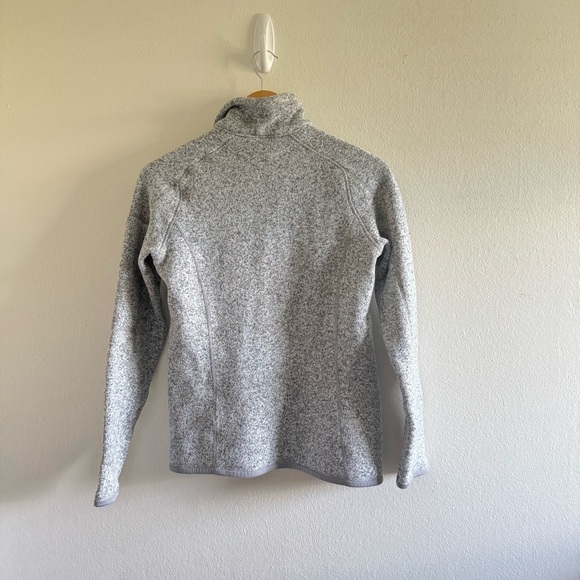 Patagonia Better Sweater Heather Gray Pullover Quarter Zip Jacket size Small - Picture 3 of 10